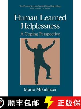【3-4周达】Human Learned Helplessness: A Coping Perspective [9781489909381]