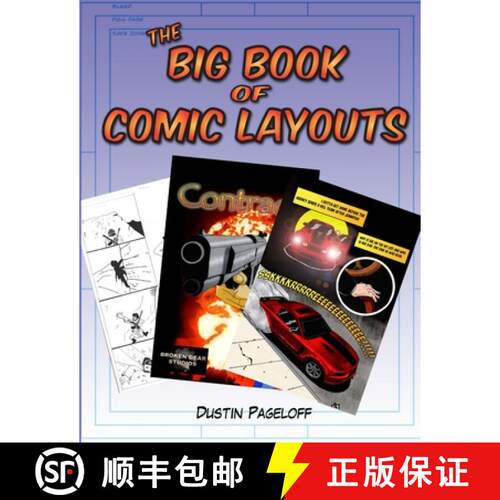 【3-4周达】The Big Book of Comic Layouts [9781300386186]
