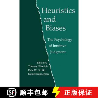【3-4周达】精装 Heuristics and Biases: The Psychology of Intuitive Judgment [9780521792608]