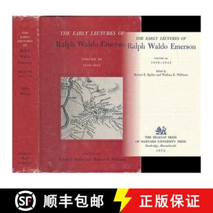 【3-4周达】精装 Ralph Waldo Emerson Early Lectures of Ralph Waldo Emerson: - 1838-1842 [9780674221529]
