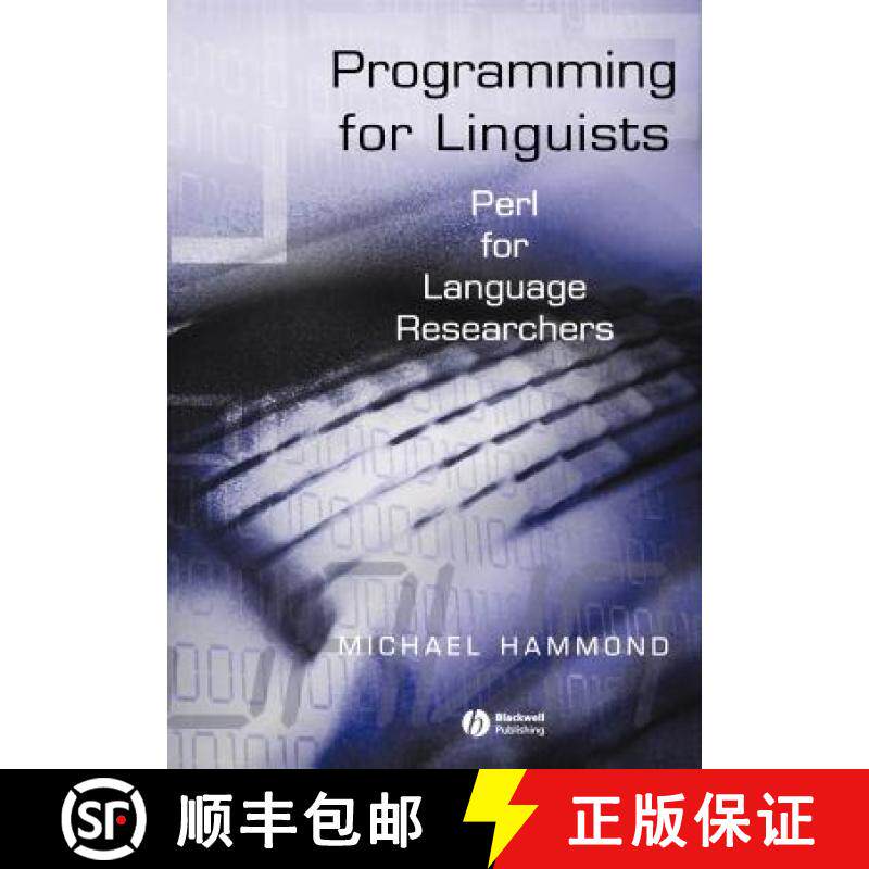 【3-4周达】Programming For Linguists: Perl For Language Researchers [Wiley语言和语言学] [9780631234340]