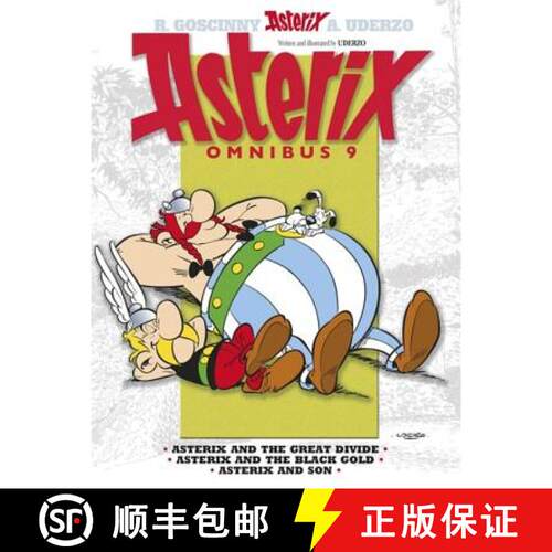 【3-4周达】精装 Asterix: Asterix Omnibus 9: Asterix and The Great Divide, Asterix and The Black Gold,... [9781444009675]