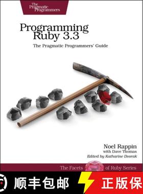 【3-4周达】Programming Ruby 3.3 : The Pragmatic Programmers' Guide [9781680509823]