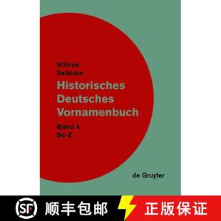 Vornamenbuch 9783110175400 Historisches Deutsches Vol 预订