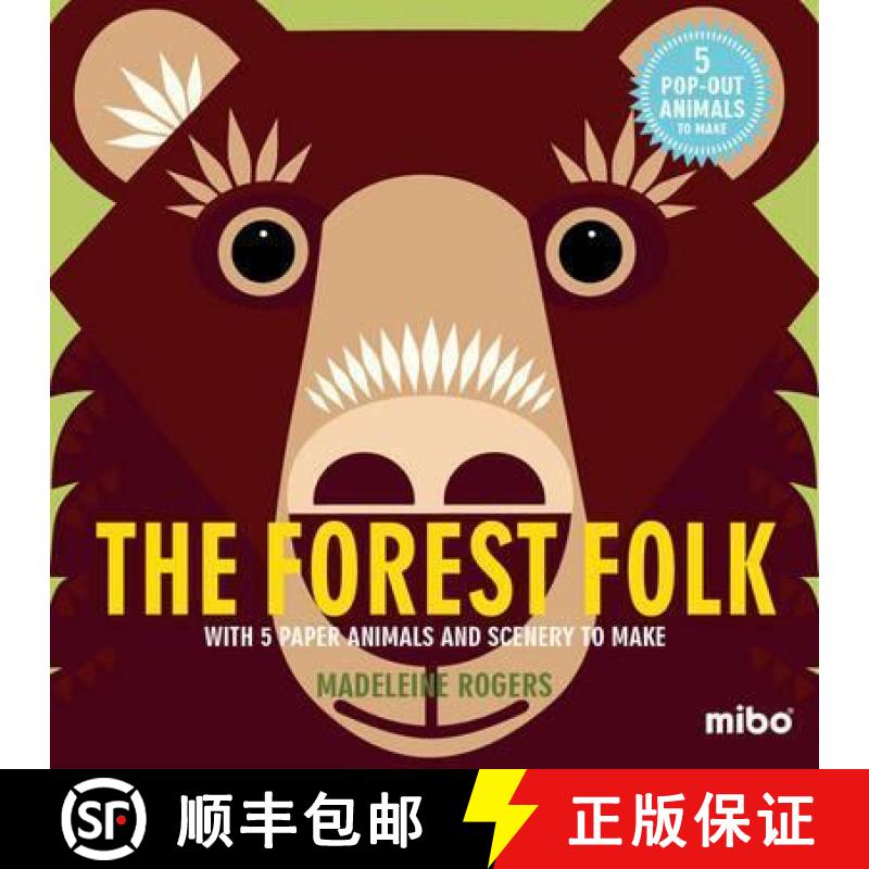 【3-4周达】Mibo: The Forest Folk: With 5 Paper Animals and Scenery to Make [9781908985446]