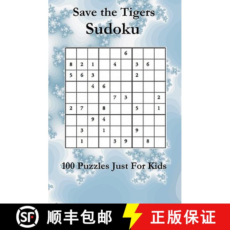 预订 Save The Tigers Sudoku: 100 Moderate Puzzles [9780981840215]