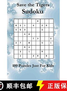 预订 Save The Tigers Sudoku: 100 Moderate Puzzles [9780981840215]