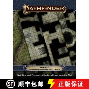 Haunted 9781640782648 4周达 Pack Multi Dungeons Mat Flip Pathfinder