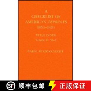 Imprints 1830 Index Title 4周达 9780810822085 Checklist 1839 American