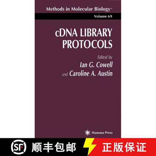 【3-4周达】精装 cDNA Library Protocols [9780896033832]