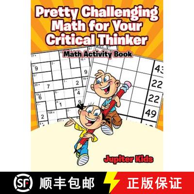 【3-4周达】Pretty Challenging Math for Your Critical Thinker : Math Activity Book [9781541933347]