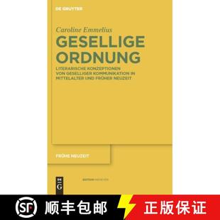 Gesellige 9783484366398 U... Geselliger 4周达 Kommunikation Literarische Ordnung Mittelalter Konzeptionen Von