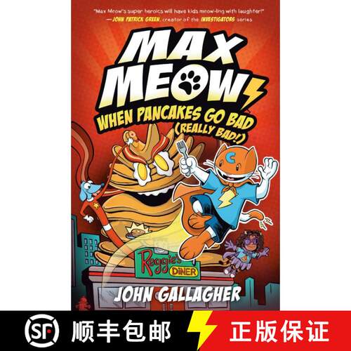 【3-4周达】精装 Max Meow 6: When Pancakes Go Bad (Really Bad!): (A Graphic Novel) [9780593712276]