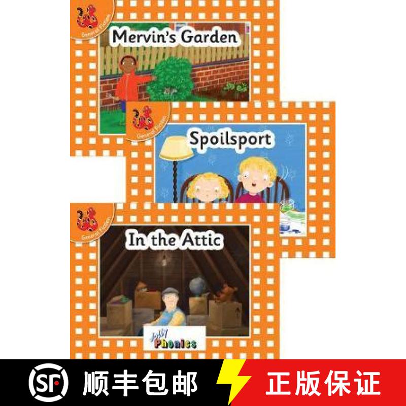 【3-4周达】Jolly Phonics Orange Level Readers Set 7: in Precursive Letters (British English edition) [9781844145805]