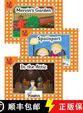 【3-4周达】Jolly Phonics Orange Level Readers Set 7: in Precursive Letters (British English edition) [9781844145805]
