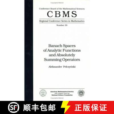 【3-4周达】Banach Spaces of Analytic Functions and Absolutely Summing Operators [9780821816806]