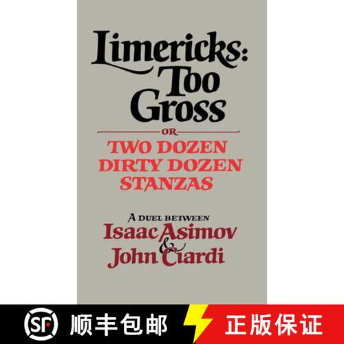 【3-4周达】Limericks – Too Gross, or Two Dozen Dirty Dozen Stanzas [9780393045307]