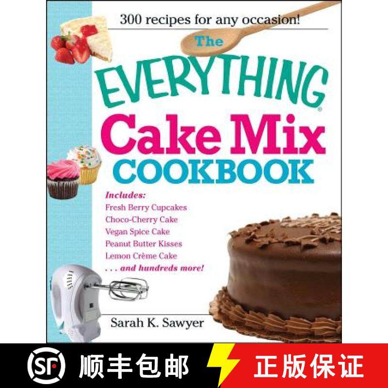【3-4周达】The Everything Cake Mix Cookbook [9781605506579]