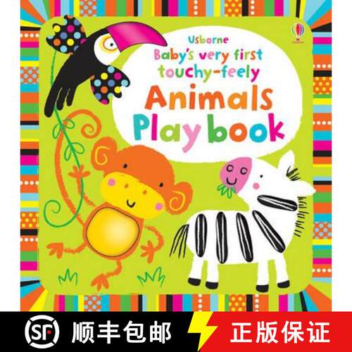 【3-4周达】Baby's Very First Touchy-feely Animals Play Book [9781409549727]