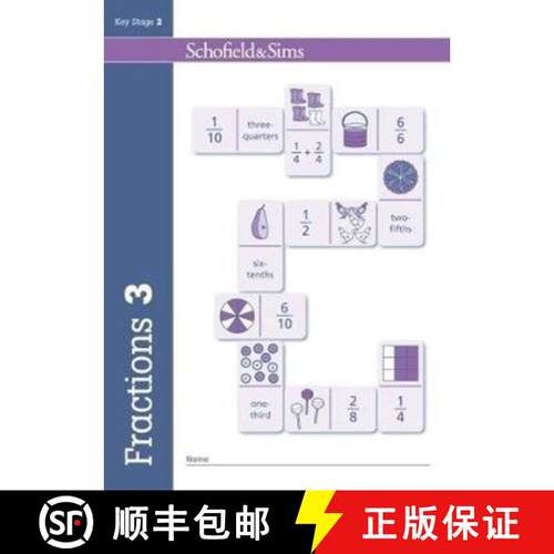 【3-4周达】Fractions, Decimals and Percentages Book 3 (Year 3, Ages 7-8) [9780721713793]