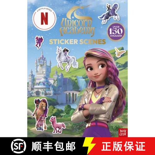 【3-4周达】Unicorn Academy: Sticker Scenes : with over 150 magical stickers [9781805136033]