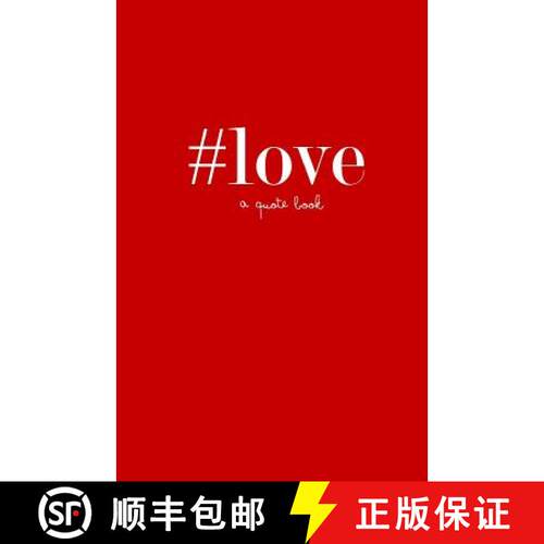 【3-4周达】#love: a quote book [9780692347720]
