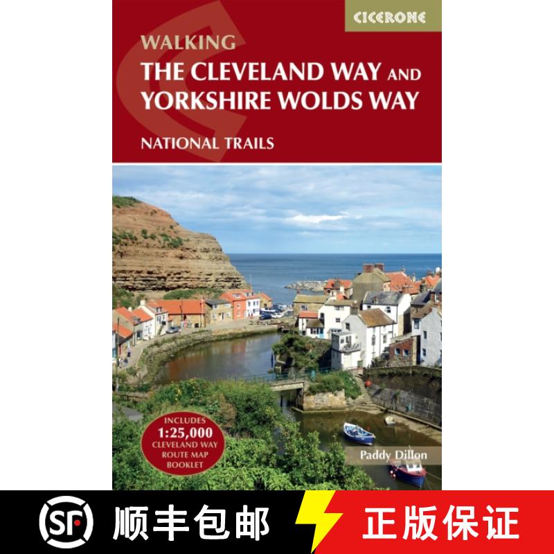 【2-3周达】Cleveland Way and the Yorkshire Wolds Way: NATIONAL TRAILS: The North York Moors, Yorkshir... [9781786312211]