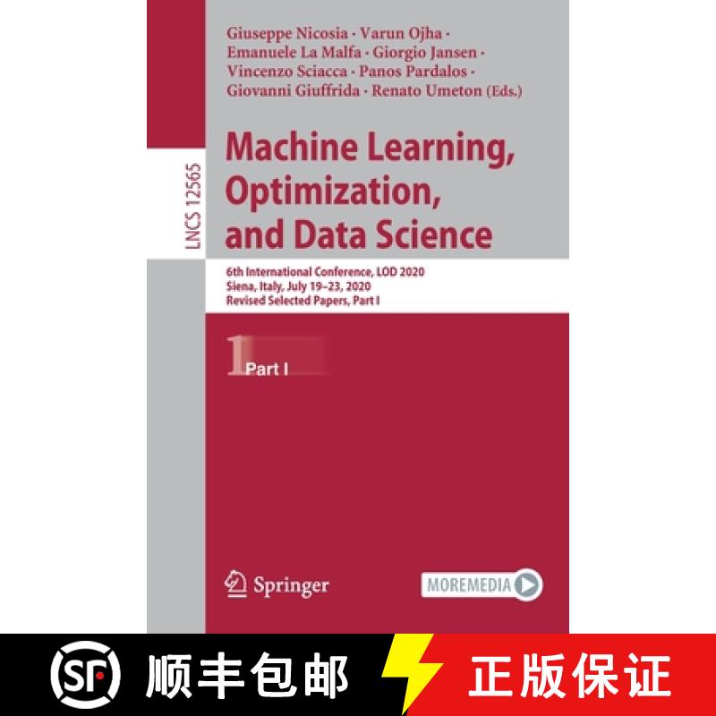 【3-4周达】Machine Learning, Optimization, and Data Science: 6th International Conference, LOD 2020, ... [9783030645823]