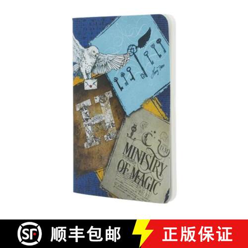 【3-4周达】精装 Moments of Magic Notebook A6 Gridded Softcover Cahier, 80pg, 100gsm by Paperblanks (H... [9781408765647]
