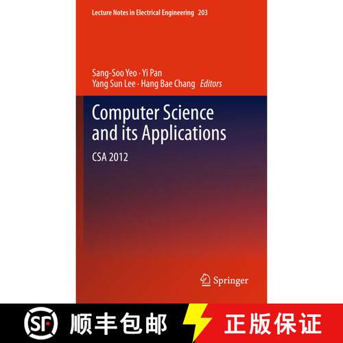 【3-4周达】精装 Computer Science and its Applications: CSA 2012 [9789400756984]