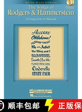 预订 The Songs of Rodgers & Hammerstein: Belter/Mezzo-Soprano with CDs of Performances and Accompanim... [9781423474753]