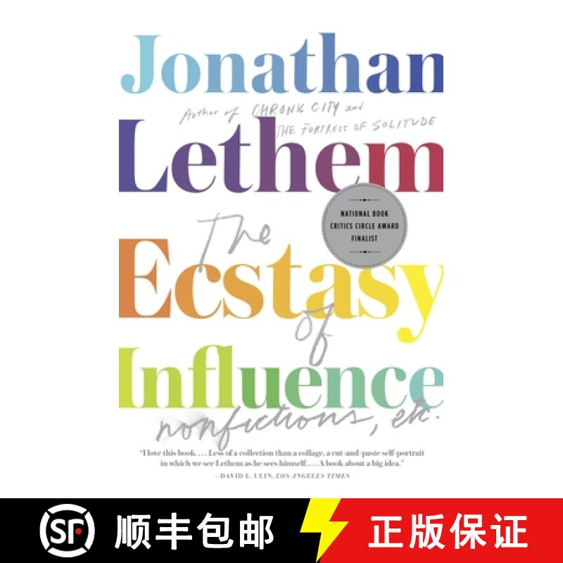 【4周达】The Ecstasy of Influence: Nonfictions, Etc. [9780307744500]