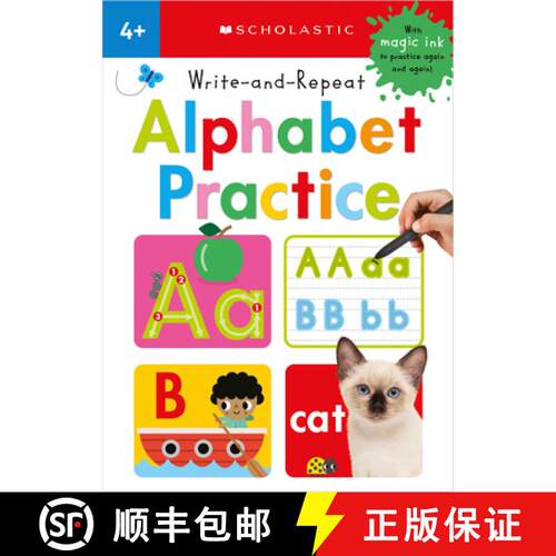 【3-4周达】Write-and-Repeat Alphabet Practice: Scholastic Early Learners (Write-and-Repeat) [9781338894882]
