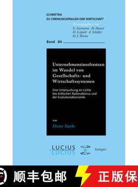 预订 Unternehmensinsolvenzen Im Wandel Von Gesellschafts- Und Wirtschaftssystemen: Eine Untersuchung ... [9783828203952]