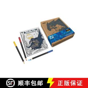 【3-4周达】Batman Mini Coloring Set: Contains 64pp coloring book and 12 premium colored pencils [9798337401805]