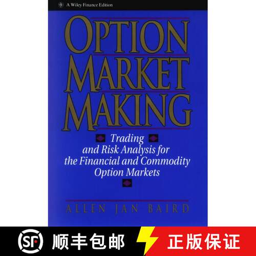 【3-4周达】精装 Option Market Making: Trading And Risk Analysis For The Financial And Commodity Optio... [9780471578321]
