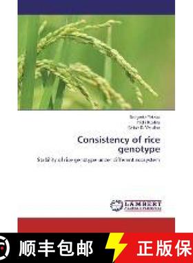 预订 Consistency of rice genotype [9783330017337]