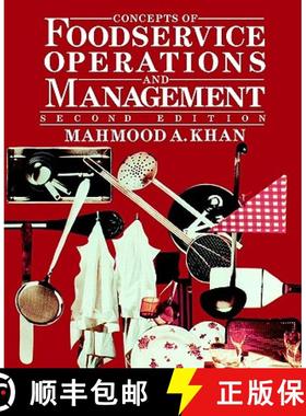 【3-4周达】Concepts Of Foodservice Operations And Management, Second Edition [Wiley酒店管理] [9780471284024]