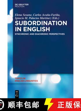 预订 Subordination in English: Synchronic and Diachronic Perspectives [9783110581034]