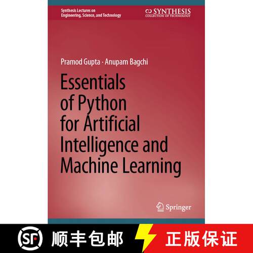 【3-4周达】精装 Essentials of Python for Artificial Intelligence and Machine Learning [9783031437243]