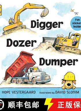 【3-4周达】Digger, Dozer, Dumper [9780763699697]