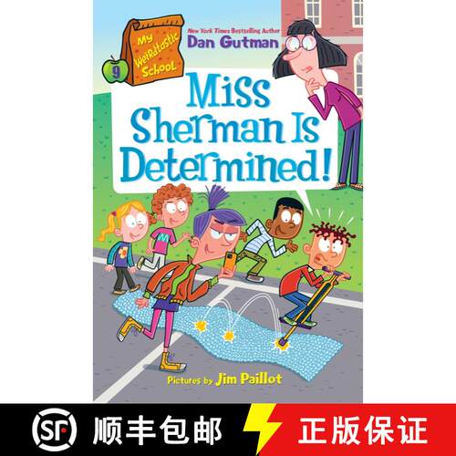 【3-4周达】精装 My Weirdtastic School #9: Miss Sherman Is Determined! [9780063373983]