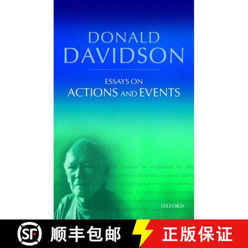 【3-4周达】精装 Essays on Actions and Events: Philosophical Essays Volume 1 [9780199246267]