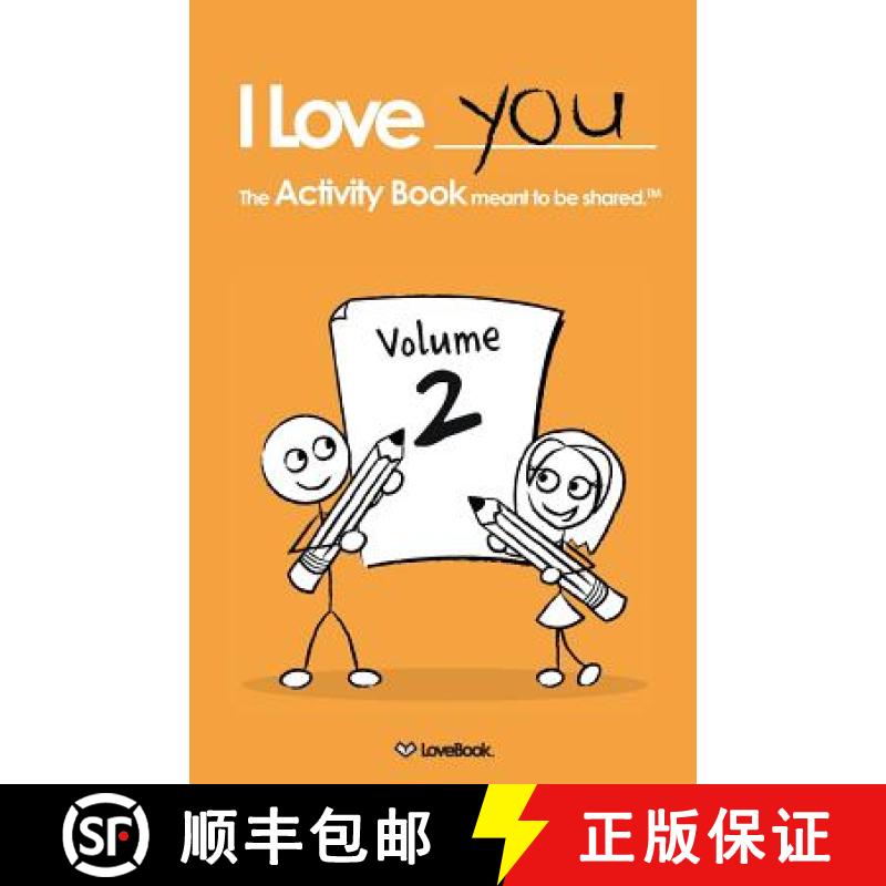 【3-4周达】I Love You: The Activity Book Meant to Be Shared: Volume 2 [9781936806478]