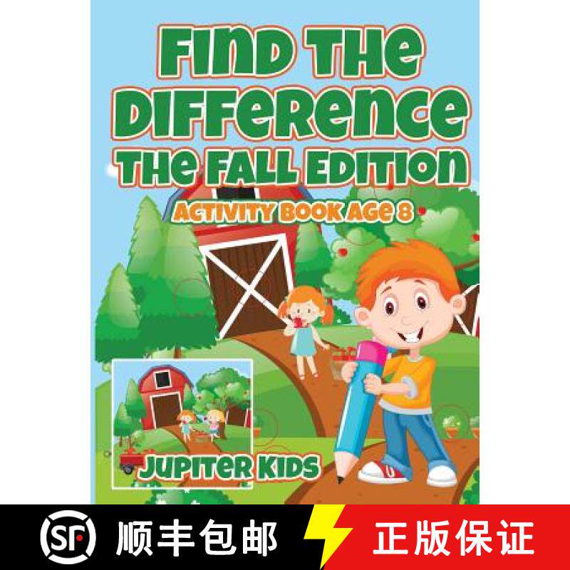 【3-4周达】Find the Difference : The Fall Edition : Activity Book Age 8 [9781541933439]