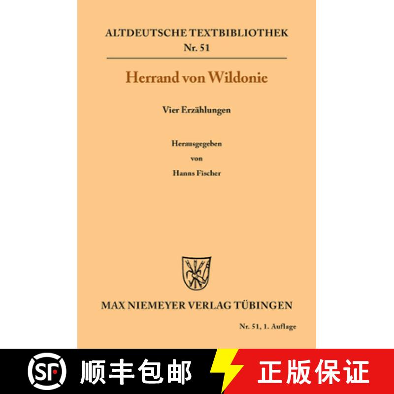 预订 Vier Erzählungen [9783110982350]