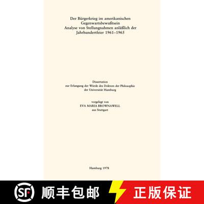 【3-4周达】精装 Der Burgerkrieg im amerikanischen Gegenwartsbewusstsein [9783476995483]