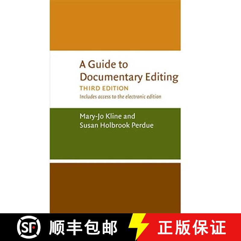 【3-4周达】A Guide to Documentary Editing [9780813927275]