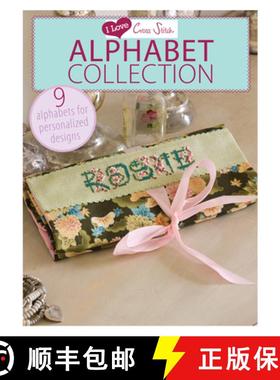 【3-4周达】I Love Cross Stitch - Alphabet Collection: 9 Alphabets for Personalized Designs [9781446303375]