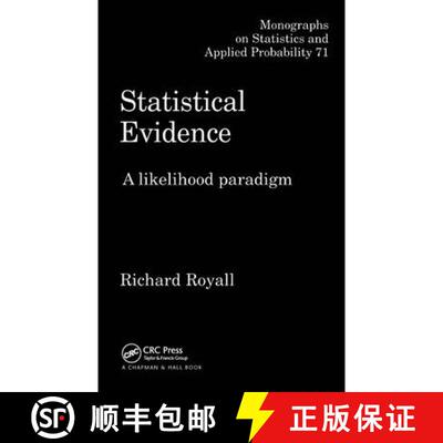 预订 Statistical Evidence: A Likelihood Paradigm [9781032478005]